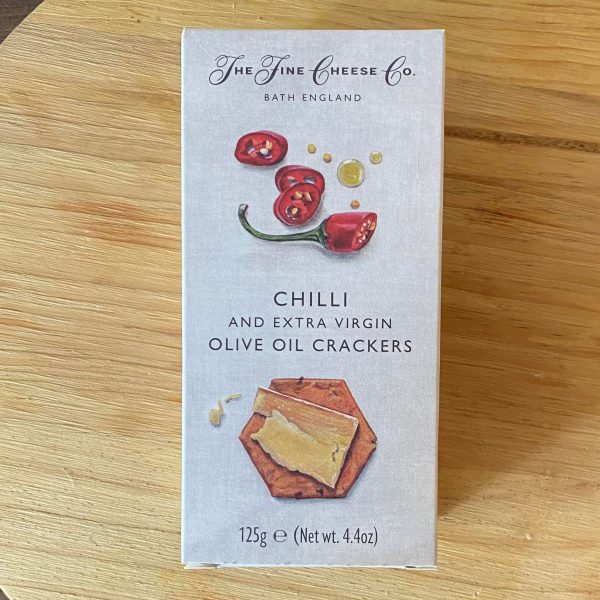 The Fine Cheese Co - Chilli & Extra Virgin Olive Oil Crackers 125g