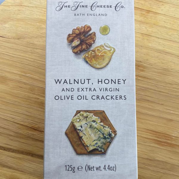 WALNUT, HONEY & EXTRA VIRGIN OLIVE OIL CRACKERS 125g