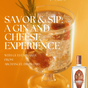 TICKETS - GIN & CHEESE EXPERIENCE - THURSDAY 22ND MAY